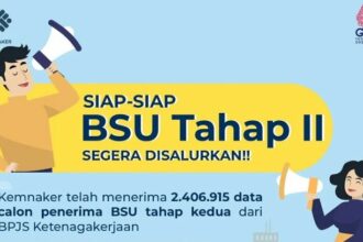 BSU, BLT BSU, BSU Pekerja, PHK, BPJS Ketenagakerjaan, Kemnaker, BSU Tahap 2, BSU 2022